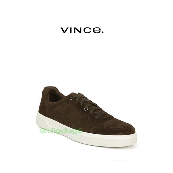 Vince. Barnett Suede Sneaker - Picture 1 of 9